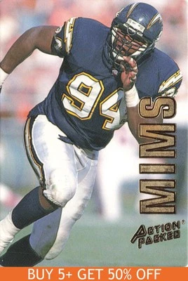 1993 Action Packed #79 Chris Mims San Diego Chargers Football - Image 1 of 2