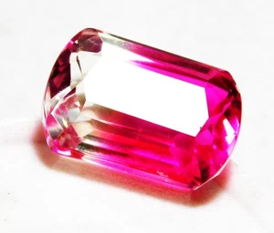 Natural 20.55 Cts Radiant Cut Multi Tourmaline Loose Gemstone R1609 - Picture 1 of 4