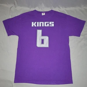 Sacramento Kings Shirt Herren Large lila NBA Basketball Sixth Man Nummer 6 T-Shirt - Bild 1 von 17
