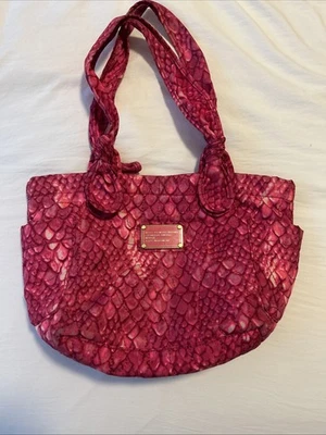 Bolso de Mano Marc by Marc Jacobs Para Mujer Rosa Serpiente Pequeño Nylon Foto 1 de 4