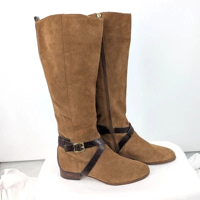 Botas de equitación Louise et Cie de gamuza forradas de cuero marrón para mujer 9 - ecuestres Foto 1 de 4