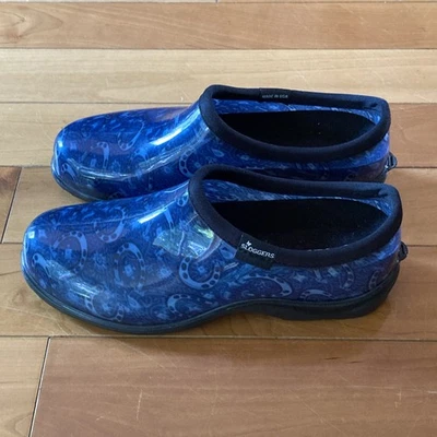 Sloggers Blue Slip On Waterproof Garden Blue Shoes Women’s Size 9 NEW - Image 1 of 4