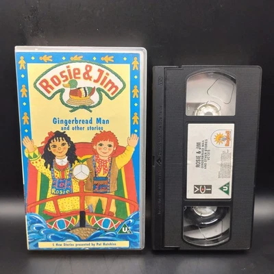 Rosie & Jim Gingerbread Man And 4 Other Stories 1994 Ragdoll UK VHS PAL OOP Good - Image 1 of 4