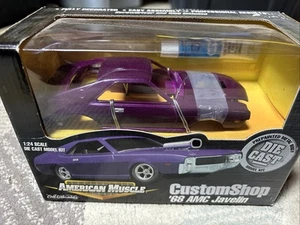 RARE Ertl '68 AMX Javelin Custom Shop American Muscle Car 1:24 Die Cast Kit G5 - Picture 1 of 4