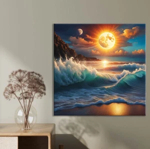 Sunset Sea Shore Limited Edition High Quality Home Decor Australian Made - Foto 1 di 3