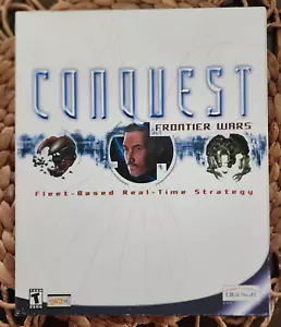 Conquest Frontier Wars (PC CD) New US Retail Store Big Box Edition Sealed - RARE - Picture 1 of 8