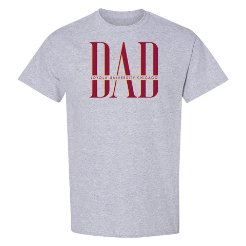 Loyola Chicago Ramblers Classic Dad T-Shirt - Sport Grey Cover