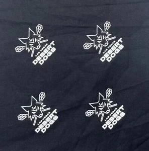 Black 20” Las Vegas Desert Dogs Lacrosse Handkerchief Bandana Scarf Rally Flag - Picture 1 of 3