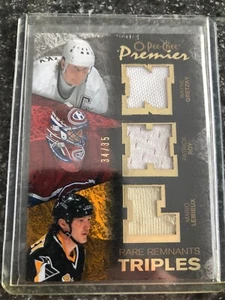 2007/08 OPC PREMIER WAYNE GRETZKY / PATRICK ROY / MARIO LEMIEUX JERSEY 34/35 - Picture 1 of 2