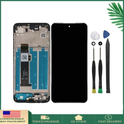 6.5英寸液晶触摸屏数字化仪+框架适用于Moto G Play 2024 XT2413V XT2413-2工具 — 第 1/4 张图片