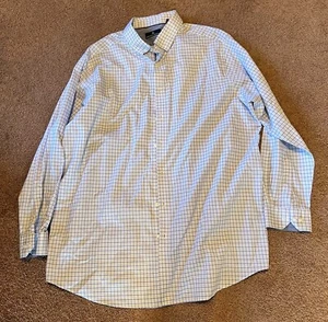 Hart Schaffner Marx Men's Dress Shirt Size 3XT 100% Cotton Long Sleeves - Picture 1 of 5
