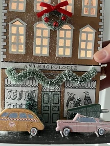 Anthropologie George e Viv Illuminazione Villaggio Vacanze Negozio Natale - Foto 1 di 12
