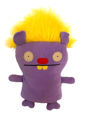 Pelúcia Uglydoll 4048387 Bad Hair Day Trunko bicho de pelúcia cabelo amarelo roxo - Imagem 1 de 4