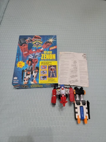 Superhuman Samurai Syber-Squad Deluxe Zenon 1994 playmates no.1795 INCOMPLETE Cover