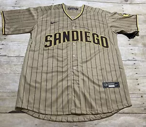New Tony Gwynn Light Brown Jersey Stitched San Diego Padres Large - Picture 1 of 6