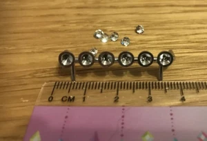 Corgi Modern Truck Chrome Light Bar Only 1/50 Code 3 Tekno WSI (6 Spot) - Bild 1 von 1