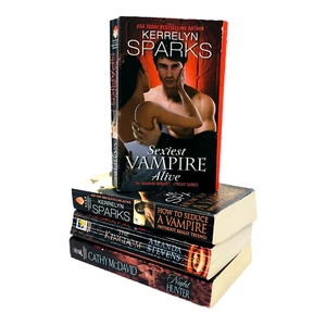 Lot of 4 Paranormal Romance Thriller Books Novels Mixed Authors Paperback - Picture 1 of 16