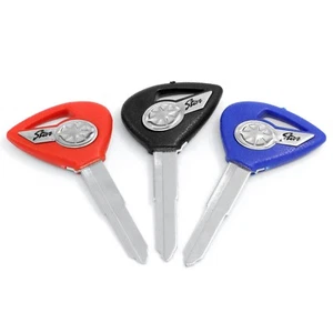Blank Key Uncut Fit for Yamaha YZF R1 R6 R8 FZ1 FZ6 600R XV250 XJR1300 XJ6 TMAX - Picture 1 of 8
