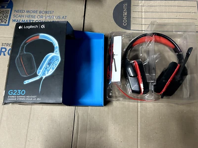 LOGITECH G230 Auriculares para Juegos Rojo/Negro con Micrófono A-00060 Foto 1 de 4