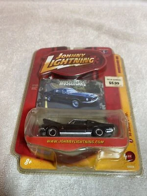 Muscle Cars Johnny Lightning 1968 negro Shelby GT500 desde 1969 escala 1:64 Foto 1 de 4