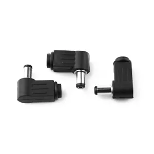 2Pcs 90 Degree 5.5 x 2.1mm/2.5mm DC Power Plug L Shaped Male Single Head J;.f - Picture 1 of 9