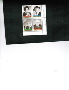 CANADÁ 1997 FAMOSOS CANADIENSES placa bl/4 MNH # 1664a gato $5,00 LIBRO 500 - Imagen 1 de 1