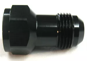 10 an female to 10an male flare length extension fitting Show Polish Black Alum - Photo 1/3