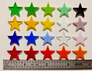 3/4" Glass Precut Stars for Fusing & Mosaic - Coe 96 - Stained Glass - Fusible - Picture 1 of 68