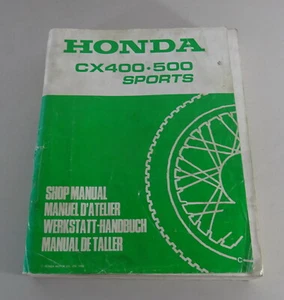 Manual de Taller/Taller Manual Honda Cx 400/500 SPORTS Stand 1982 - Imagen 1 de 4