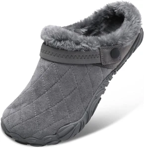 Besroad Womens Mens Furry Slides House Slippers Fuzzy Fluffy Bedroom Cozy Memory - Picture 1 of 12