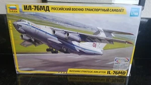 ZVEZDA RUSSIAN IL-76MD STRATEGIC AIRLIFTER 1/144 SCALE PLANE MODEL KIT - Picture 1 of 4