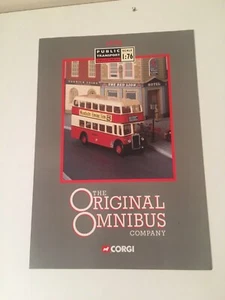 Corgi Original Omnibus Catalogue - 1995 - Bus List - Fold Out Catalogue/Booklet - Picture 1 of 3