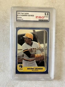 1986 Fleer Update #U-14 🔥 Barry Bonds RC Rookie Pro 9.8 🔥 PSA PIRATES GIANTS - Picture 1 of 2