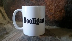Hooligan coffee cup. Coffee time. Morning mug. Rebel. Drinks. Summer. BBQ - Picture 1 of 1