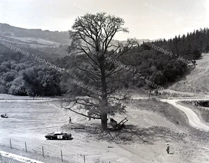 Police Car Officers Orinida Caifornia 1960s Original 120mm Photo Negative - Picture 1 of 3