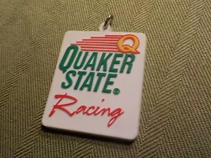 QUAKER STATE RACING Rubber Key Chain / Tag - Picture 1 of 5