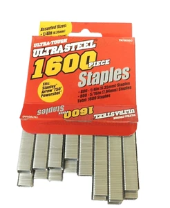 1600 Arrow T50 Stanley Powershot Hefter Pistolen Heftklammern zwei Größen 1/4 Zoll und 5/16 Zoll - Bild 1 von 1