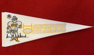1966 AFL Houston OILERS mini Vintage football plastic vinyl PENNANT NFL TITANS 1 - Picture 1 of 7