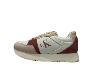 Calvin Klein Jeans RUNNER LOW LACE MIX WOMENS UK 3.5 US 6 EU 36 REF SF763- - Picture 1 of 5