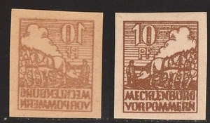 SBZ Mecklenburg Vorpommern / 35y Abklatsch ** / 60,-- M€ - Bild 1 von 1