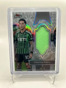 SEBASTIAN DRIUSSI 46/75 BASE FABRIC RELIC 24 Topps Finest MLS AUSTIN #FF-SD - Picture 1 of 2