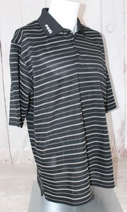 Schwarz gestreiftes Ping Collection Golf Poloshirt Größe L - Bild 1 von 12