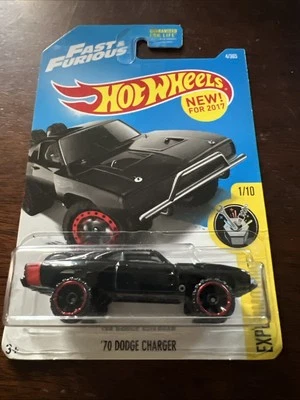 '70 Dodge Charger #4 Experimotors 1/10 4/365 FAST & FURIOUS 2017 HOTWHEELS - Image 1 of 3