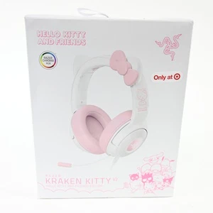 Razer Kraken Kitty V2 USB Headset with Kitty Ears Hello Kitty & Friends Edition - Picture 1 of 4