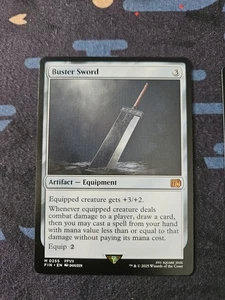 Buster Sword 0255 Mythic - Final Fantasy Magic the Gathering MTG Card English - Picture 1 of 2