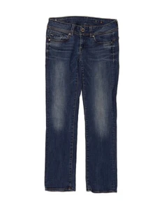 G-STAR Womens Mid Rise Straight Jeans W29 L30 Navy Blue Cotton OU11 - Picture 1 of 3