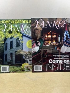 Yankee Magazine January/February & March/April 2025 Home and Garden Magazine Lot - Picture 1 of 3