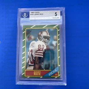 1976 Topps Jerry Rice #161 BGS 5 - Picture 1 of 2