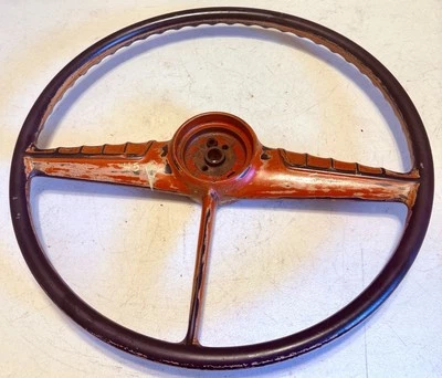 1954 1955 1956 Chevrolet Truck Original Steering Wheel Chevy 54 55 56 OEM Pickup - Image 1 of 4