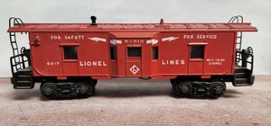 Lionel Lines Bay Window Red Caboose #6517 Built 12/1955 - Picture 1 of 6